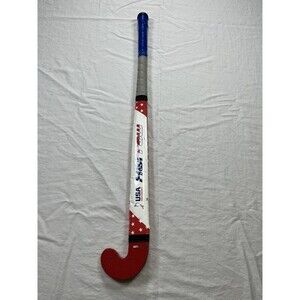 Harrow USA 28 inch Field Hockey Stick Junior Youth 25mm Bow Red White Blue